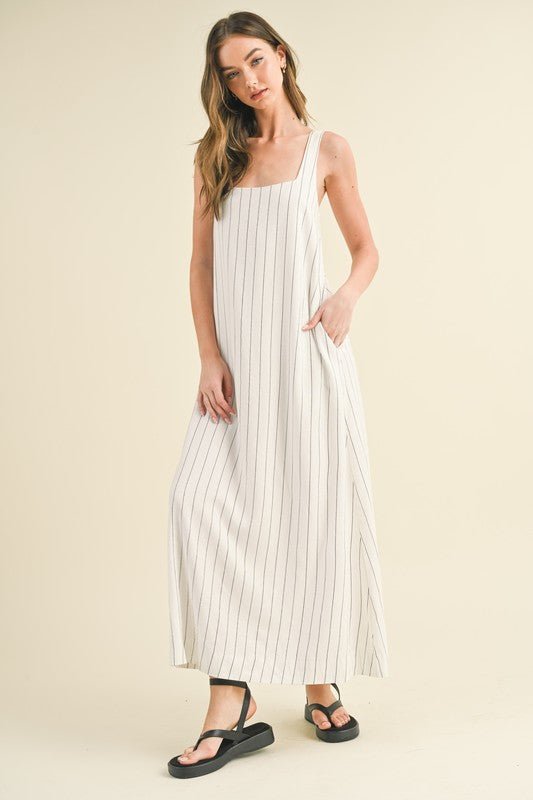 Pin Stripe Maxi Dress