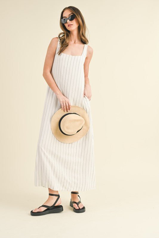 Pin Stripe Maxi Dress